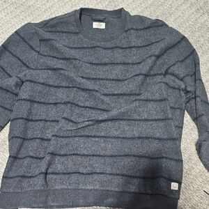 Marine Layer Men's Gray Striped Sweater